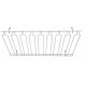 18" x 36" x 4" Glass Rack, Overhead, 8 Channels, Chrome Plated - 2/Case