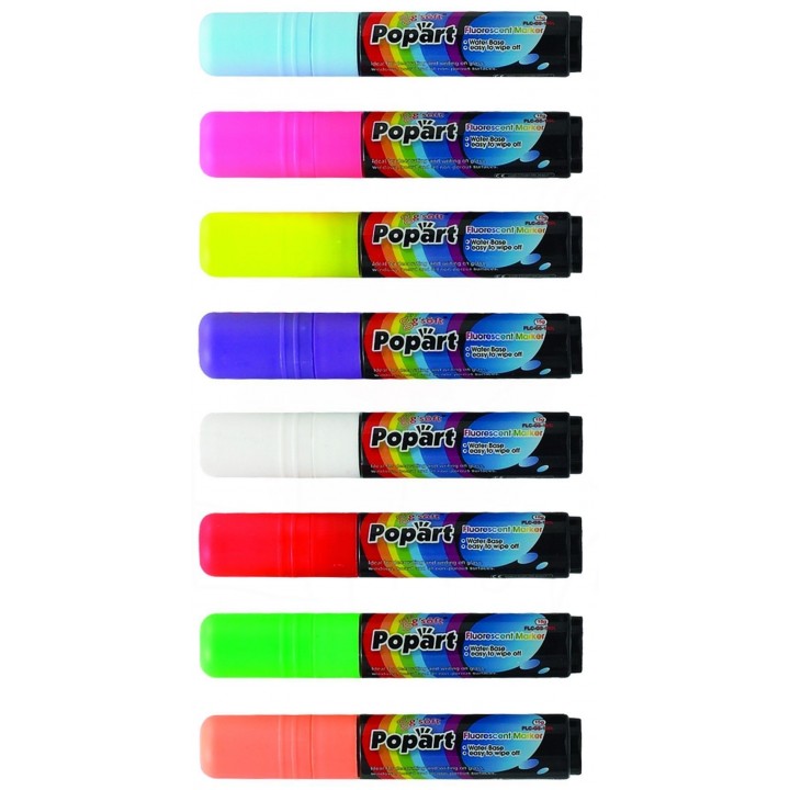 Neon Marker, Deluxe Plus, Red - 72/Case