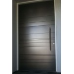 Modern living door. Sandwich type. Block board, ply