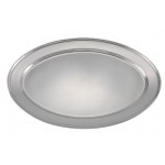 21.75" x 14.5" Serving Platter, Oval, S/S - 12/Case
