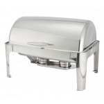7.6 Ltr 1/1 Size Chafer, Roll-Top, Heavyweight, Madison, S/S - 1/Case