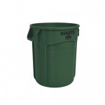 20-gallon Brute Trash Can - Plastic, Round, Food Rated - 6/Case