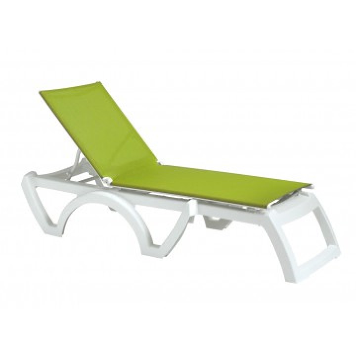 Calypso Adjustable Sling Chaise Fern Green - 2/Case