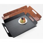 Cal-Mil 958-2-19 Classic Hotel Tray (22.5Wx17Dx1.5H - Black)
