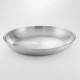 Seafood Tray, Stainless Steel, 18 17-3/4 Dia.x2-1/4 H - 16/Case