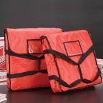 18" Square Pizza Delivery Bag - 10/Case