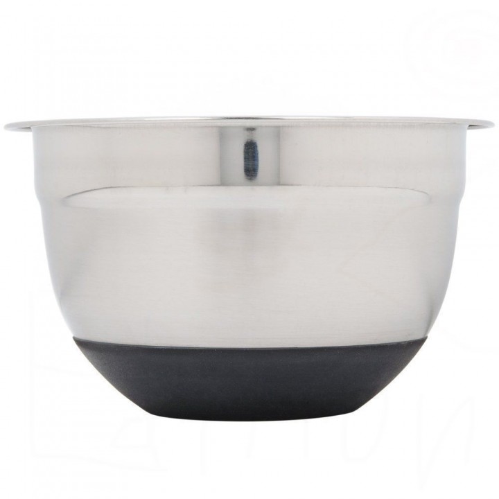 7.6 Ltr Mixing Bowl, Silicone Base, S/S - 6/Case