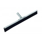 24" Traditional Floor Squeegee - 2" Rubber Blade, Black - 6/Case