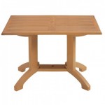 48"x32" Table, Winston, Teak Decor - 12/Case
