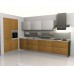 Panels kitchen unit, particle board and high gloss.