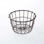Basket, Wire, Bronze, Large 7 Top Diax4-1/4 H - 24/Case