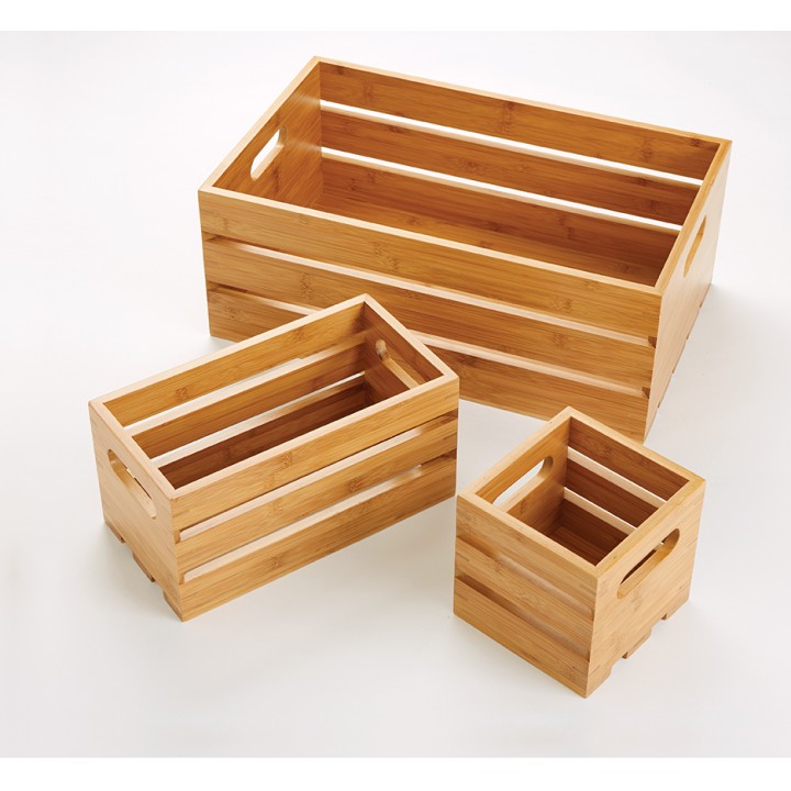 20.5"x12.5" Crate, Bamboo - 2/Case