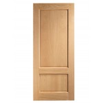 Modern classic mahogany door