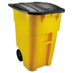 50 GAL. BRUTE ROLLOUT CONTAINER yellow - 2/Case