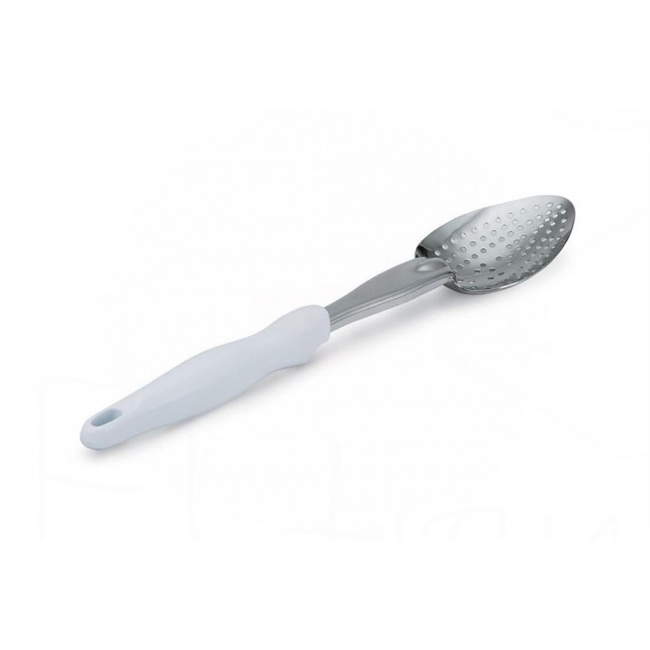 Heavy-Duty Stainless Steel Basting HACCP Colored Perforated Spoon with Ergo Grip™ Handle