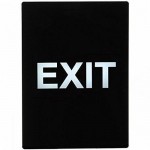 Sign, Exit Stanchion - 6/Case