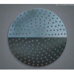 10" Perforated Pizza Disk - Hard Coat Anodized Aluminum - 24/Case