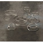 Riser, Stainless Steel, Set Of Six - 1/Case