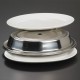 PLATE COVER, STAINLESS STEEL, OVAL, CUSTOM-FITTED, 11-1/16 TO 12-1/2 L X 8-9/16 W - 12/Case