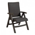 Chair, Java All-Weather Wicker Espresso - 2/Case