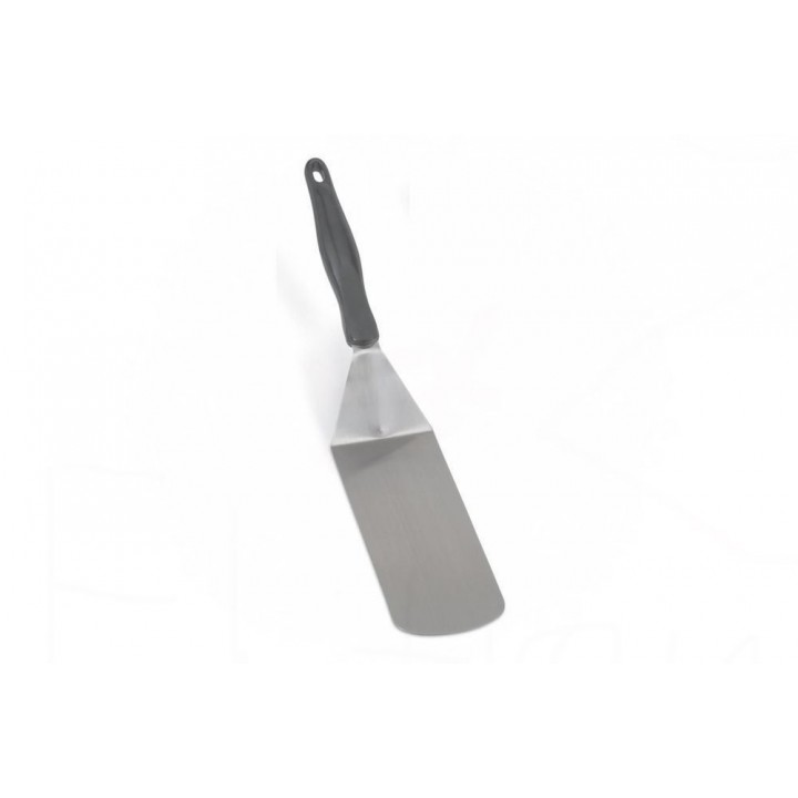 Heavy-Duty Stainless Steel Turner with Ergo Grip™ Handle. Solid