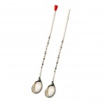 10" Bar Spoon, S/S, Red - 600/Case