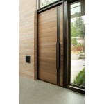 Modena mahogany entry door. Solid core.