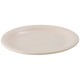 6.5" Round Plates, Melamine, Tan - 12/Case