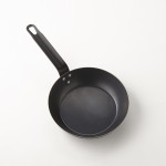 10" Dia. Fry Pan, Steel, Black - 6/Case