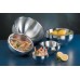 Stainless Steel, Satin Bowl, Double Wall, Angled, 54 Oz. 8 Dia.x4-5/8 H - 6/Case