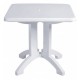 32" Folding Table, Square, Vega, White - 12/Case