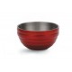 3.2 Ltr Serving Bowl, Double Wall Round Beehive, Dazzle Red - 1/Case
