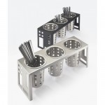 Cal-Mil 1608-55 Squared Cylinder Display (Stainless Steel)