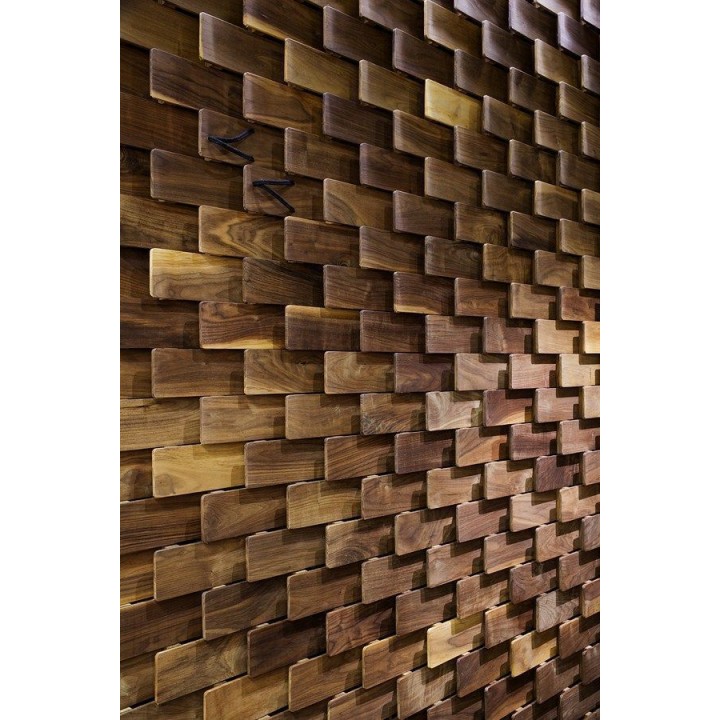 Fish scale feature wall. per square meter