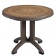 38" Folding Table, Round, , Havana, Espresso - 12/Case