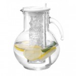 Cal-Mil JC100 Glass Pitcher with Ice Chamber