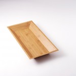 18"x8.25" Tray, Bamboo, Brown - 6/Case