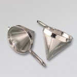China Cap Strainer, Stainless Steel, Coarse Perforations, 10 10 Idx10 Dx20 L - 12/Case