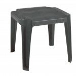 17"x17" Low Table, Miami, Charcoal - 12/Case