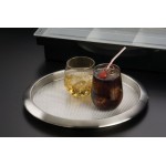 Bar Tray, Stainless Steel, 14 Dia. - 12/Case