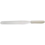 10" x 1.38" Blade Bakery Spatula, White - 12/Case