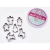 Cookie Cutter Set, Holiday, S/S - 12/Case