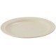 10.25" Round Plates, Melamine, Tan - 12/Case