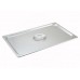 Steam Pan Cover, 1/1 Size, Solid, S/S - 12/Case