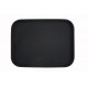 14" x 18" Easy Hold Rubber Lined Tray, Rectangular, Black - 12/Case