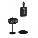 Cal-Mil 3345-15SIGN Black Stands for Write-On with Signs (4.5Wx2H)