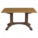 48"x32" Table, Sumatra, Wicker Decor - 12/Case