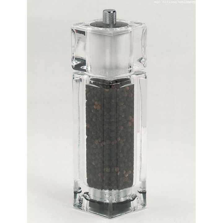 Salt Pepper Combo, Acrylic, 6-1/2 H 1-1/2 Wx6-1/2 H - 72/Case
