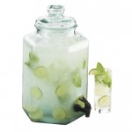 Cal-Mil 1745 Octagon Glass Infusion Dispensers