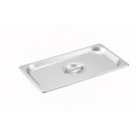 1/3 Size Steam Pan Cover, S/S - 12/Case